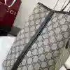 GUCCI GG CANVAS EMBLEM MAXI TOTE BAG BEIGE/BLACK 2025 – BG110