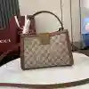 GUCCI PADLOCK GG CANVAS MEDIUM HANDBAG BROWN 2025 – BG105
