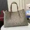 GUCCI GG CANVAS EMBLEM MAXI TOTE BAG BEIGE/BROWN 2025 – BG111