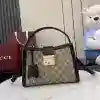 GUCCI PADLOCK GG CANVAS MEDIUM HANDBAG BLACK 2025 – BG106