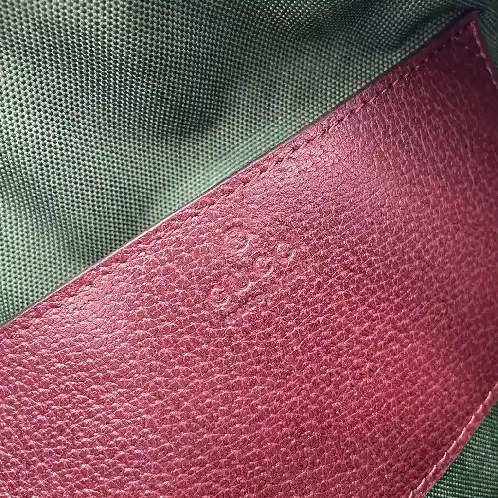 Gucci Savoy medium duffle bag in Beige GG Canva – BG085