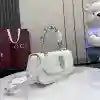 GUCCI LEATHER BAMBOO DIVA MEDIUM BAG WHITE 2025 – BG102