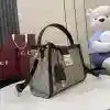 GUCCI PADLOCK GG CANVAS MEDIUM HANDBAG BLACK 2025 – BG106
