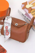 Hermès Gold Clemence Mini Lindy II Palladium Hardware – HW190
