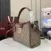 GUCCI PADLOCK GG CANVAS LARGE HANDBAG BROWN 2025 – BG107