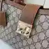 GUCCI PADLOCK GG CANVAS LARGE HANDBAG BROWN 2025 – BG107