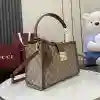 GUCCI PADLOCK GG CANVAS LARGE HANDBAG BROWN 2025 – BG107