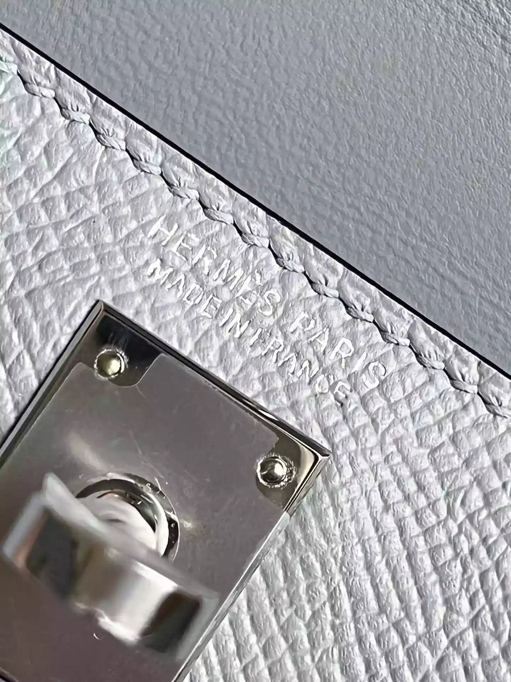 Hermès Bleu Glacier Epsom Mini Kelly 20 II Palladium Hardware – HW191