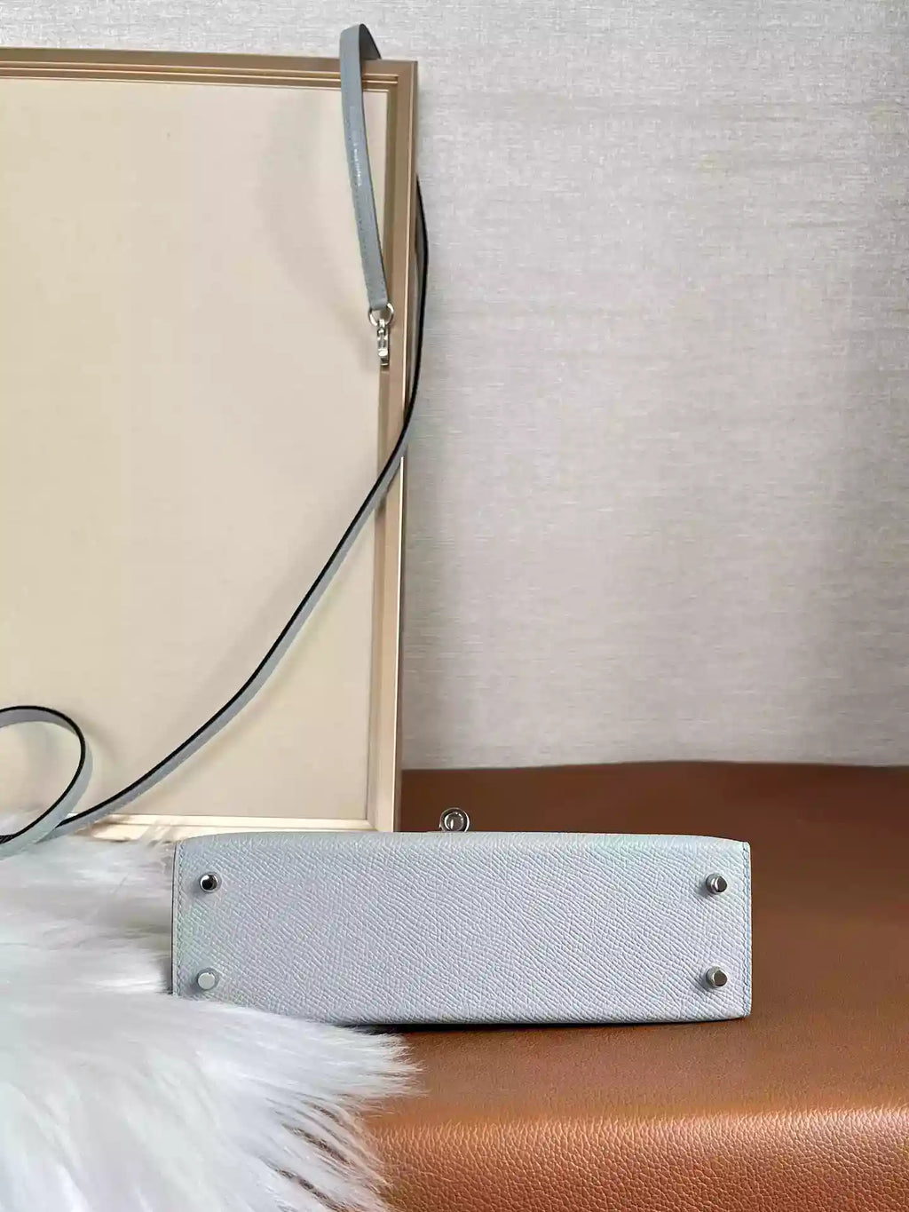 Hermès Bleu Glacier Epsom Mini Kelly 20 II Palladium Hardware – HW191
