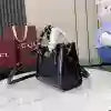 GUCCI DIANA LEATHER SMALL TOTE BAG BLACK 2025 – BG099