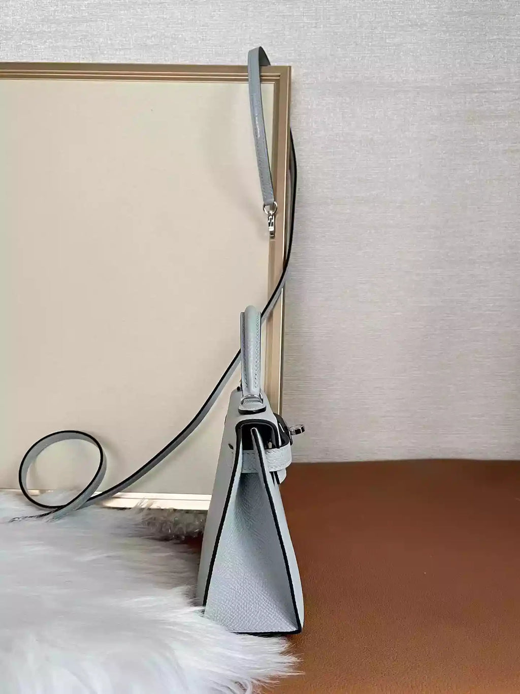 Hermès Bleu Glacier Epsom Mini Kelly 20 II Palladium Hardware – HW191
