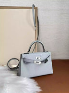 Hermès Bleu Glacier Epsom Mini Kelly 20 II Palladium Hardware – HW191