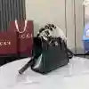 GUCCI DIANA LEATHER SMALL TOTE BAG BLACK 2025 – BG099