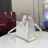 GUCCI DIANA LEATHER SMALL TOTE BAG WHITE 2025 – BG100