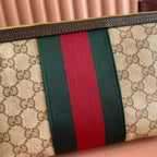 GUCCI ESSENCE CLASSIC GG CANVAS TOILETRY BAG IN BROWN – BG165