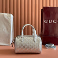 GUCCI GG EMBLEM SMALL HANDLE BAG – BG214