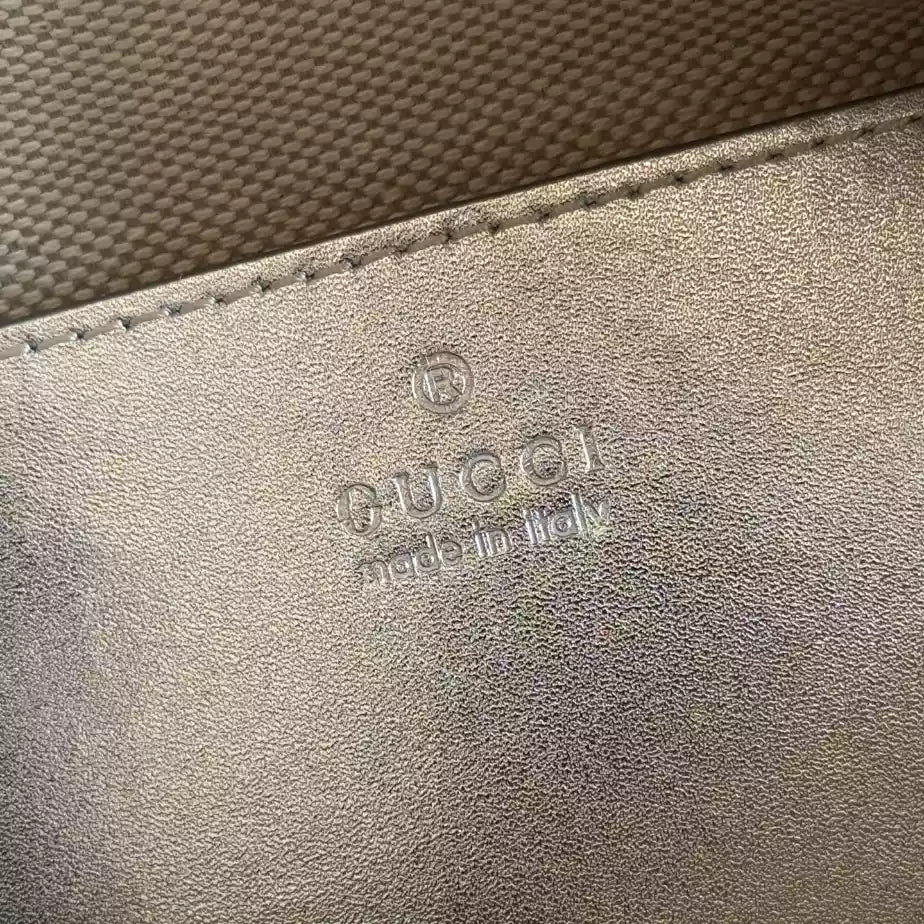 GUCCI GG EMBLEM SMALL HANDLE BAG – BG214