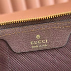 GUCCI GOSSIP SMALL SHOULDER BAG IN DARK BROWN GG CANVAS – BG166