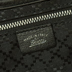 GUCCI JACKIE SMALL SHOULDER BAG IN BLACK GG CANVAS – BG186