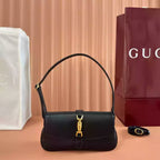 GUCCI JACKIE SMALL SHOULDER BAG IN BLACK LEATHER – BG188