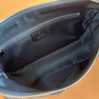 GUCCI LADY LUNETTA SMALL SHOULDER BAG IN DARK BLUE GG DENIM – BG155