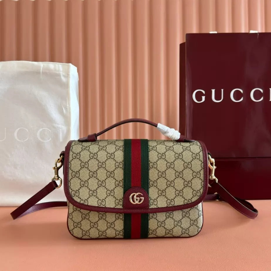 GUCCI OPHIDIA SMALL TOP HANDLE BAG – BG216