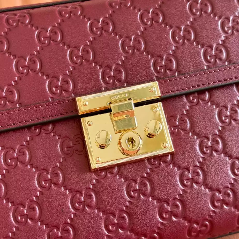 GUCCI PADLOCK MEDIUM TOP HANDLE BAG – BG219