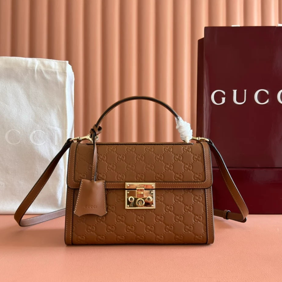 GUCCI PADLOCK MEDIUM TOP HANDLE BAG – BG220