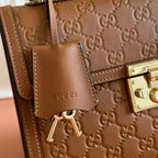 GUCCI PADLOCK MEDIUM TOP HANDLE BAG – BG220