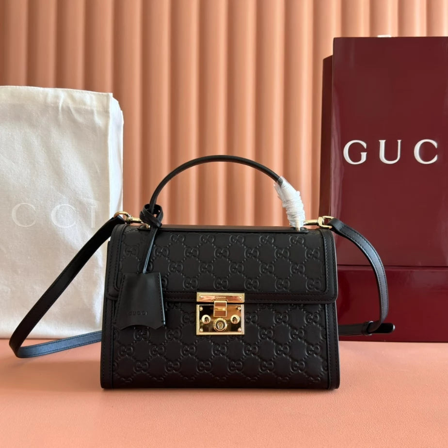 GUCCI PADLOCK MEDIUM TOP HANDLE BAG – BG221