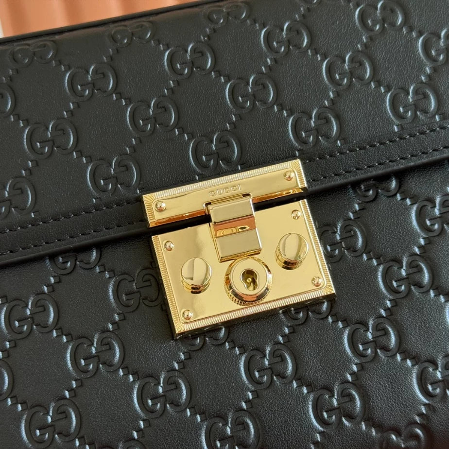 GUCCI PADLOCK MEDIUM TOP HANDLE BAG – BG221