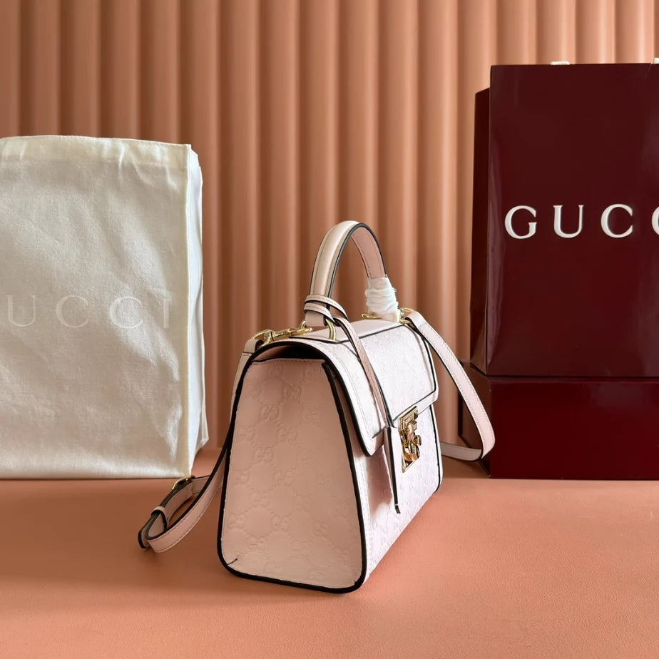 GUCCI PADLOCK MEDIUM TOP HANDLE BAG – BG222
