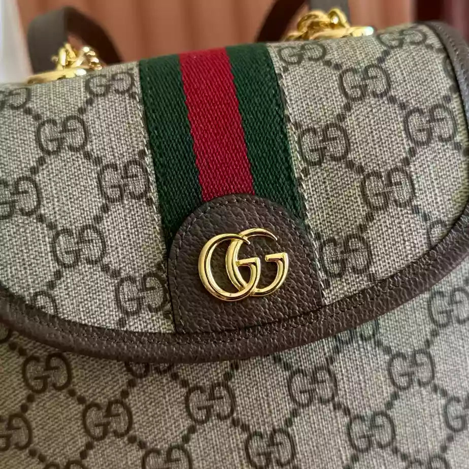 GUCCI PRE-OWNED GG WEB BACKPACK – BG215