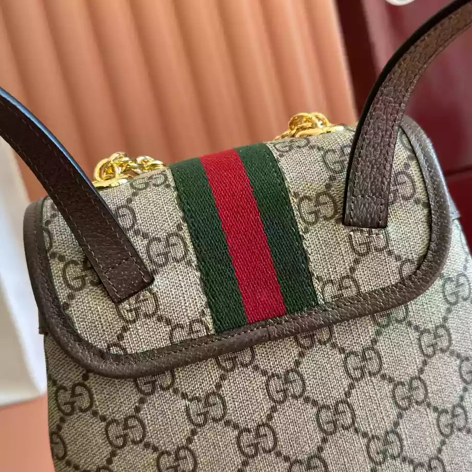GUCCI PRE-OWNED GG WEB BACKPACK – BG215