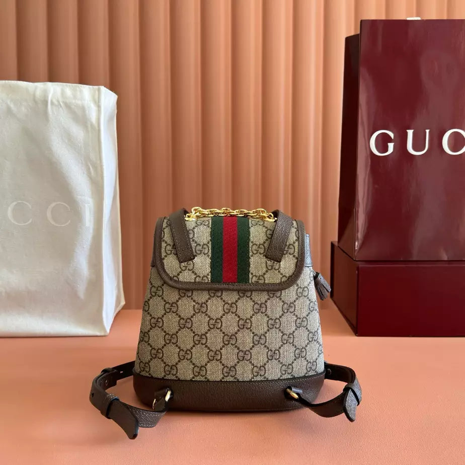 GUCCI PRE-OWNED GG WEB BACKPACK – BG215