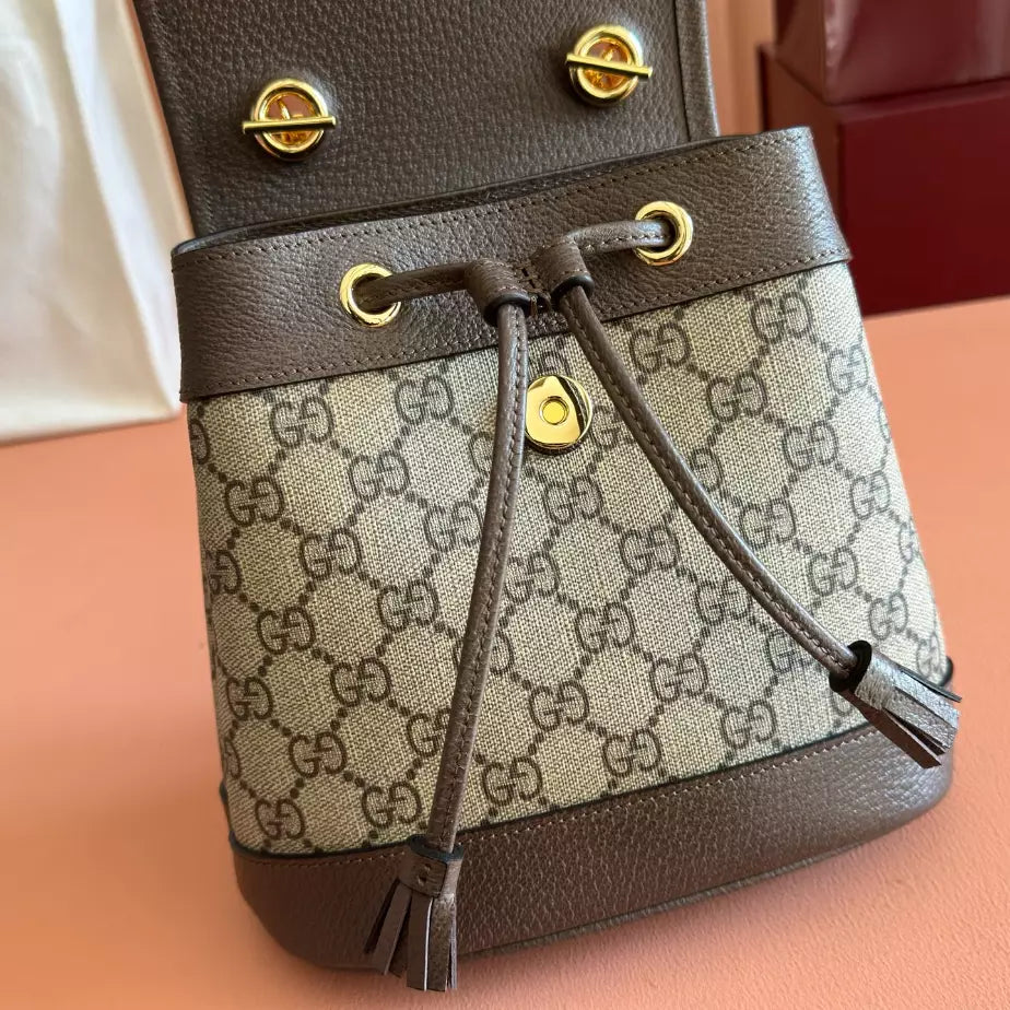 GUCCI PRE-OWNED GG WEB BACKPACK – BG215