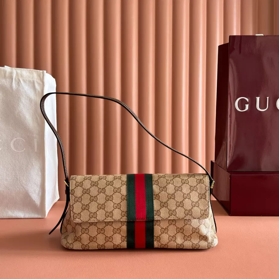 GUCCI WEB MEDIUM SHOULDER BAG – BG164