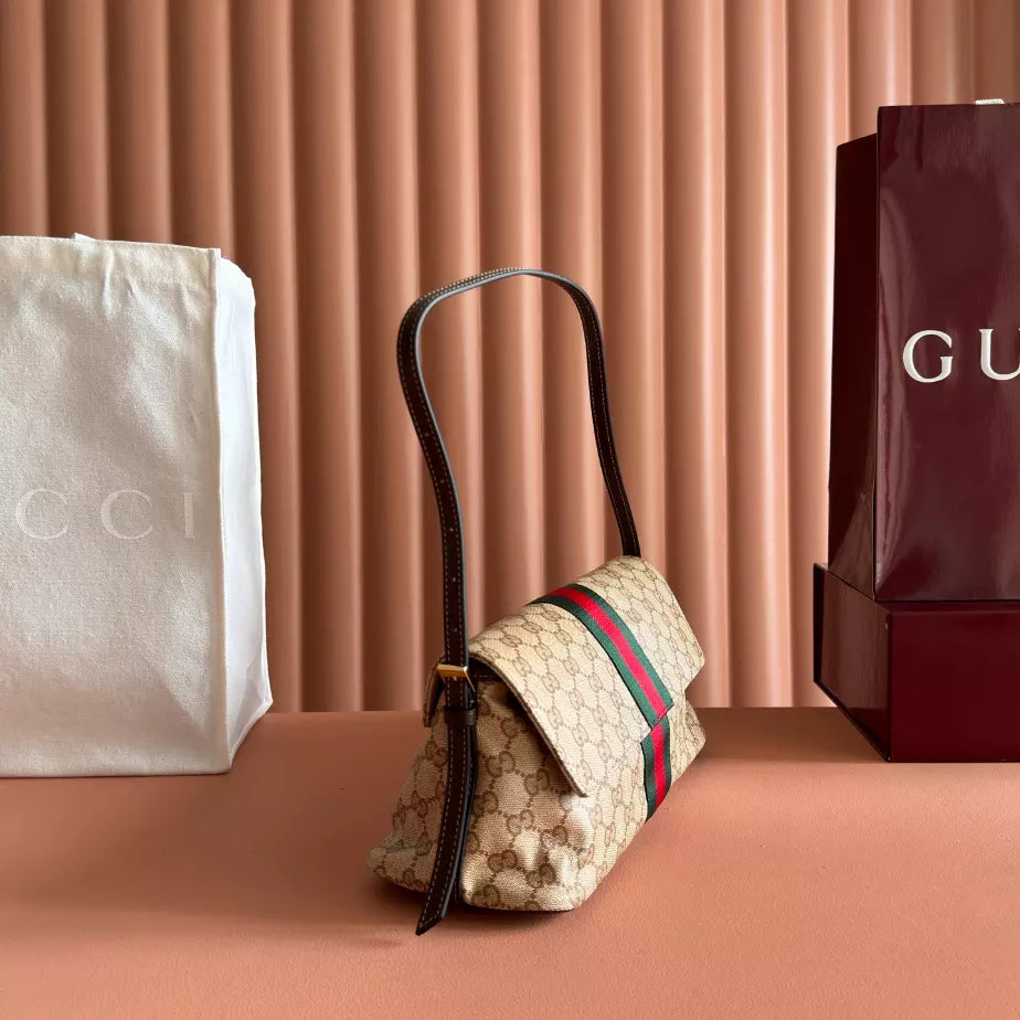 GUCCI WEB MEDIUM SHOULDER BAG – BG164