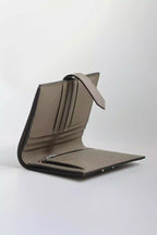 Hermes Bearn Compact Handmade Wallet in Gris Asphalt Epsom Calfskin – HW153
