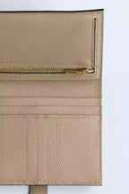 Hermes Bearn Compact Handmade Wallet in Trench Epsom Calfskin – HW138