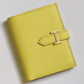 Hermes Bearn Compact Verso Handmade Wallet in Lime Epsom Calfskin – HW136