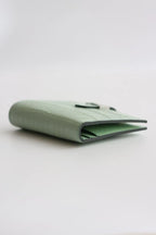 Hermes Bearn Compact Wallet in Vert D’eau Matte Alligator Leather – HW169