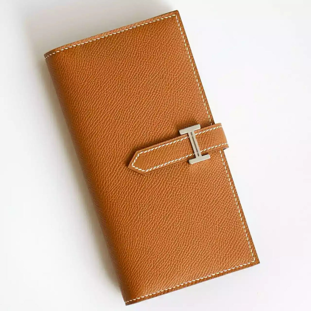 Hermes Bearn Long Handmade Wallet in Gold Epsom Calfskin – HW145