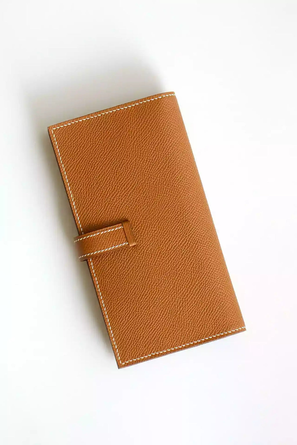 Hermes Bearn Long Handmade Wallet in Gold Epsom Calfskin – HW145
