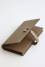 Hermes Bearn Long Handmade Wallet in Taupe Epsom Calfskin – HW144