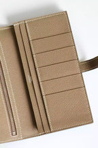 Hermes Bearn Long Handmade Wallet in Taupe Epsom Calfskin – HW144