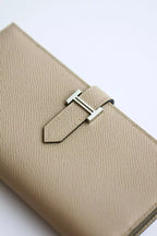 Hermes Bearn Long Handmade Wallet in Trench Epsom Calfskin – HW157
