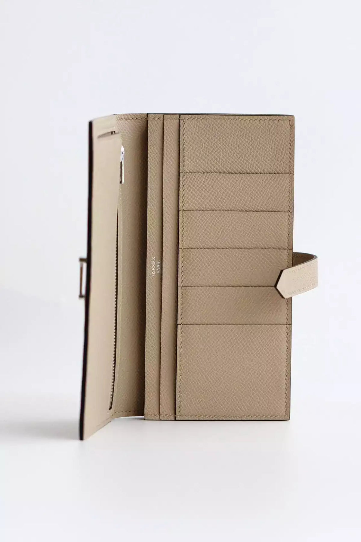 Hermes Bearn Long Handmade Wallet in Trench Epsom Calfskin – HW157