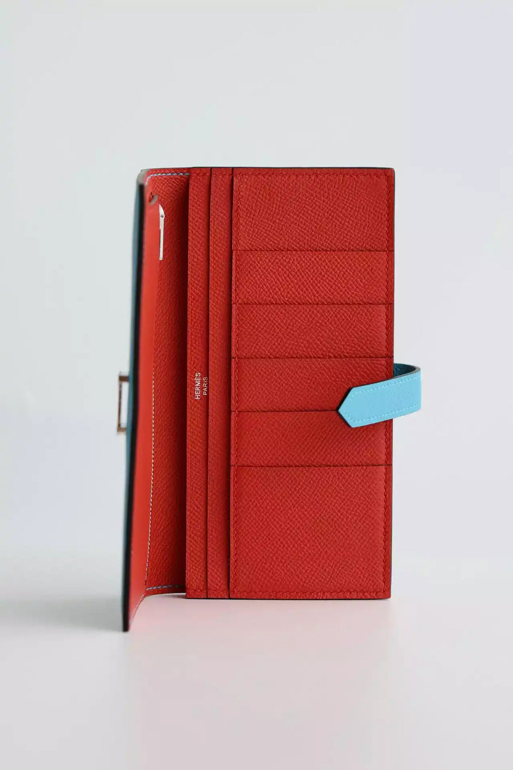 Hermes Bearn Verso Long Wallet in Blue du Nord Epsom Calfskin – HW156