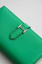 Hermes Bearn Verso Long Wallet in Vert Comics Epsom Calfskin – HW146